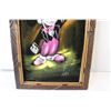 Image 3 : Framed Velvet Art - Mickey Mouse - Disney - 14" x 23"