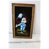 Image 1 : Framed Velvet Art - Mickey Mouse - Disney - 14" x 23"