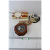 Image 1 : Pot Holders, Coasters, Jewellery Box, Collector Tin, Costume Jewellery, Doily, etc.