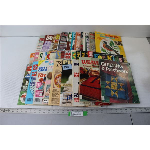 (30+) Assorted Needlework and Craft Magazines