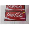 Image 2 : (3) Coca Cola Tin Signs