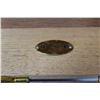 Image 2 : Cuban Crafters Cigar Humidor w/ Drawer & Key - 16"x10"x9"