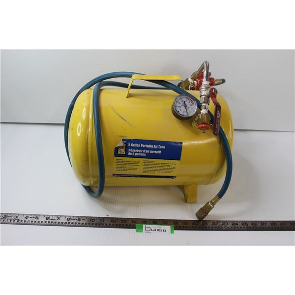 5-Gallon Portable Air Tank w/Hose & Adapters