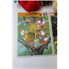 Image 2 : Lot of Retro Childrens Toys: (3) Puzzles, (4) Stuffies including Papa Smurf