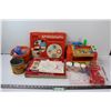 Image 1 : Lot of Retro Childrens Toys: Spirograph, Fisher Price Work Bench, McDonalds Tracing, Misc.