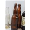 Image 4 : (6) Coca Cola Bottles, (2) Brown Beer Bottles, Gooderham Rye Bottle, Monnet Bottle