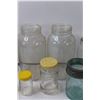 Image 3 : (7) Imperial Glass Jars, (1) Canadian Jewel Jar, Empress Jar, Glass Pepper Shaker, (4)Smaller Jars