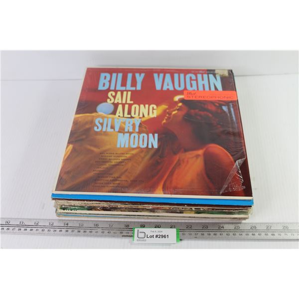 (15) Record Albums - Billy Vaughn, Kate Smith, etc.