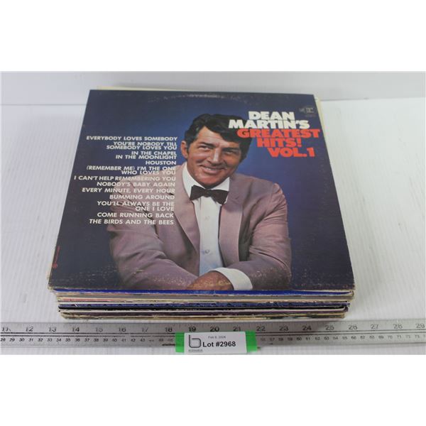 (15) Record Albums - Dean Martin, James Last, etc.