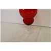 Image 3 : Red Decorative Glass Art Piece