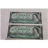 Image 2 : (4) Canadian 1967 $1 Bills