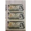 Image 3 : (6) Canadian 1973 $1 Bills