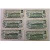 Image 4 : (6) Canadian 1973 $1 Bills