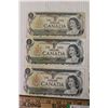 Image 2 : (6) Canadian 1973 $1 Bills