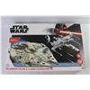 Image 2 : Star Wars Millenium Falcon & X-Wing Starfighter Set Paper Model Kit In Box