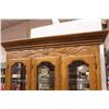 Image 2 : * Hutch (48" x 16.5" x 32") & Glass Front Lighted Display Cabinet (50" x 17.5" x 46.5") Total Height