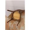 Image 3 : * Antique Wooden High Chair, Upholstered Wooden Chair