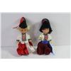 Image 2 : (5) Small Ukrainian Dolls, Basket
