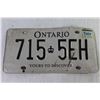 Image 5 : (3) Saskatchewan License Plates, (1) Ontario License Plate