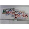 Image 1 : (4) License Plates - Alberta & Manitoba