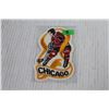 Image 4 : (2) Patches - Chicago Blackhawks & Pittsburgh Penguins - Vintage Embroidered Crests - 1960's- 70's (