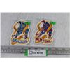 Image 1 : (2) Patches - New York Rangers & Saint Lois Blues - Vintage Embroidered Crests - 1960's- 70's (3" x 