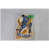 Image 2 : (2) Patches - New York Rangers & Saint Lois Blues - Vintage Embroidered Crests - 1960's- 70's (3" x 