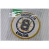 Image 2 : Boston Bruins - NHL Embroidered 3" Crest - 1970's - Has Never Been Sewn or Attached (Mint Condition)