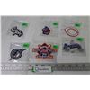 Image 1 : MLB Team Logo Crests Lot - (4) Embroidered - Florida Marlins - Cincinnati Reds - Chicago White Socks