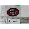 Image 1 : San fransico 49er's - 2 1/2" x 1 1/2" Embroidered Crest - Has Never Been Sew or Attached (Mint Condi