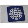 Image 3 : (4) CBC Embroidered Crests - Northern Ontario Radio - CBQ Radio - White CBC Logo & Coloured CBC Logo