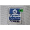Image 3 : Plymouth - Fargo Trucks - Chrysler Embroidered Crests - 2 1/2" x 3 1/4" - Has Never Been Sewn Or Att