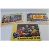 Image 5 : Lot of Three Vintage Lobby Cards From 1951 "The Barefoot Mailman" Starring Robert cummings - "Mister