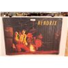 Image 1 : *Jimi Hendrix Poster - "Hendrix" Igniting His Guitar on Fire on Stage (24" x 36")