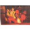 Image 3 : *Jimi Hendrix Poster - "Hendrix" Igniting His Guitar on Fire on Stage (24" x 36")