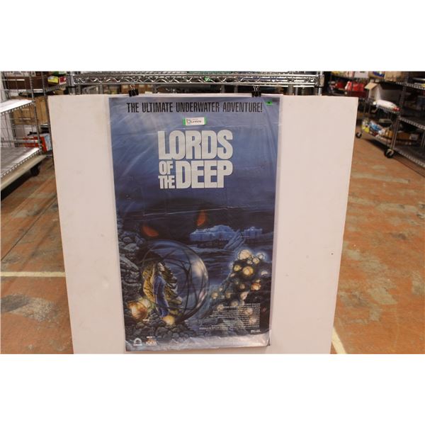 *  Lords of The Deep  Movie Poster - Starring Bradford Dillman & Pricilla Barnes (24  x 39 )