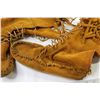 Image 4 : Leather Fringed Moccasins (looks about men's size 8)