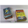 Image 1 : Magic The Gathering Quick Start Set - Pokemon Tin w/Small Toys