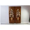 Image 1 : (2) Wall Art - Flowers in Vase