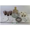 Image 1 : Cups - Glasses - Plates - Cutting Board - Glass Coasters - Dainty Plate w/Handle