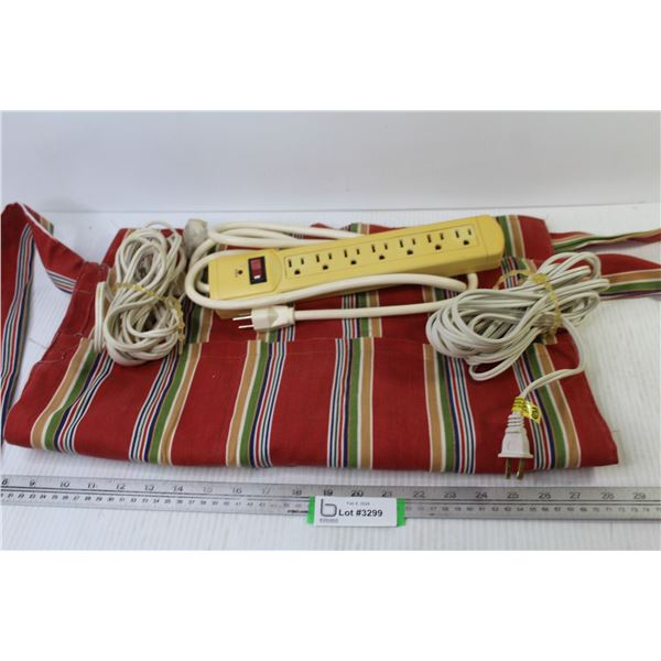 Apron - (2) Extension Cords - Power Bar