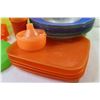 Image 3 : Tote of Plastic Cups - Plates - Bowls