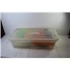 Image 6 : Tote of Plastic Cups - Plates - Bowls