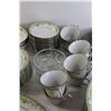 Image 5 : (70+) Pieces Contemporary Fine China Raleigh Dishware