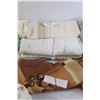 Image 4 : (7) Assorted Cloth Pieces, Wooden Decoration, Slip On Shoes - Sealed, Size 41