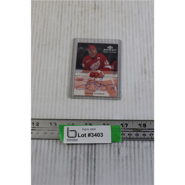 Steve Yzerman 2000 Upper Deck MVP Hockey Card