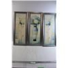 Image 1 : (3) Framed Art Pieces - 11 1/4" x 27 1/4"