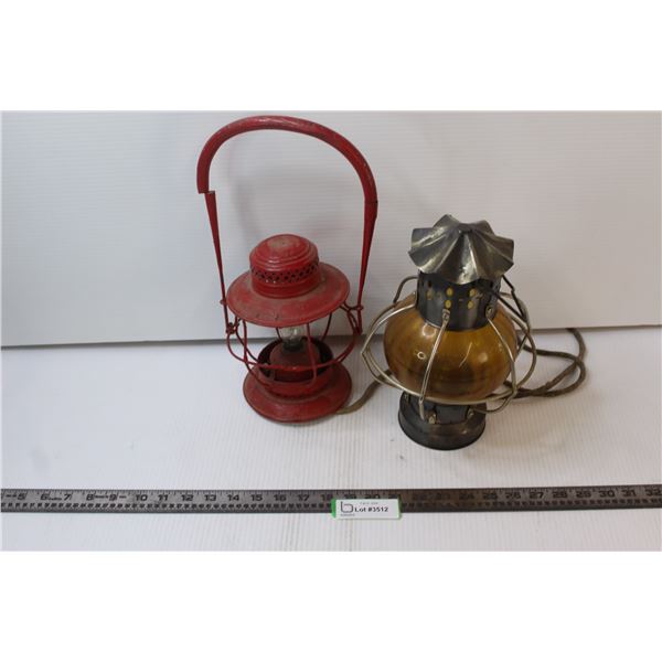 T. L. Moore Lantern - Electrified, Hanging Oil Lamp