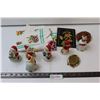Image 1 : Table Cloth, Brass Mini Picture Frame, Bangladesh Straw Art, Santa Ornaments, Seasons Greetings Bell