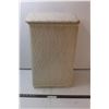 Image 1 : Wicker Laundry Hamper - 13" x 10" x 23"